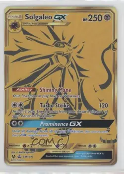 Solgaleo GX (Yellow A Alternate Art) Pokemon Sun & Moon Black Star Promo #SM104a - Image 1