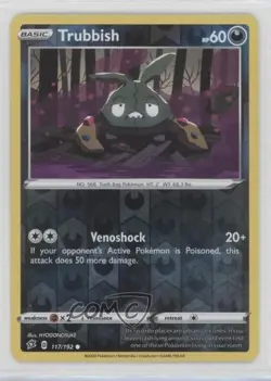 Trubbish Pokemon Sword & Shield Rebel Clash #117 - Image 1