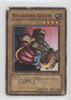 Destroyer Golem Unlimited YuGiOh Starter Deck Kaiba #SDK-028 2002 - Image 1