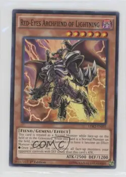 Red-Eyes Archfiend of Lightning YuGiOh Legendary Decks II - Collector's Set - Image 1