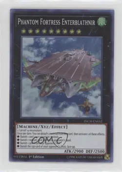 Phantom Fortress Enterblathnir (SR) 1st Ed. YuGiOh The Infinity Chasers - Image 1