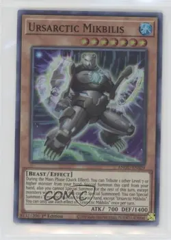 SR - Ursarctic Mikbilis 1st Ed. YuGiOh Ancient Guardians #ANGU-EN029 - Image 1