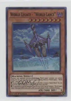World Legacy - Lance 1st Ed. YuGiOh Gold Sarcophagus Tin Mega Pack #MP19-EN012 - Image 1