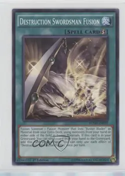 Destruction Swordsman Fusion 1st Ed. YuGiOh Breakers of Shadow #BOSH-EN059 - Image 1
