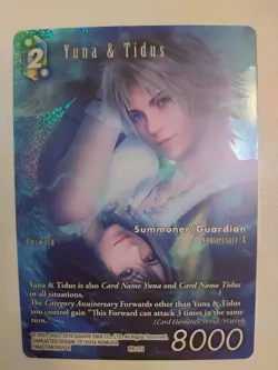 Yuna and Tidus - Final Fantasy TCG Promo Card - PR-111 - Near Mint (NM) Foil - Image 2