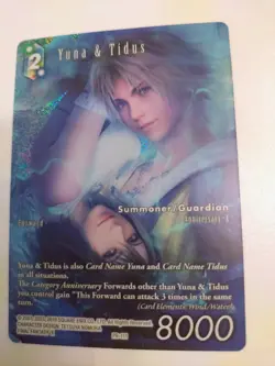 Yuna and Tidus - Final Fantasy TCG Promo Card - PR-111 - Near Mint (NM) Foil - Image 4