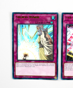 Yugioh Error/Misprint Foil 1st Edition Ultra Rare Name Smudge Trap Card Lot of 3 - Image 2