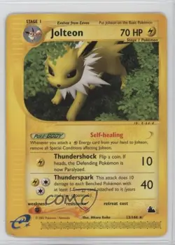 Jolteon Pokemon e-Card Series Skyridge #13 2003 - Image 1