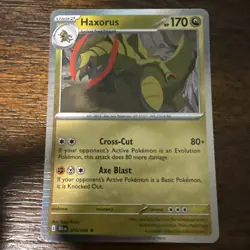 Haxorus - 070/086 Sv: Black Bolt Rare Holo Pokemon Card TCG NM/Near Mint - Image 1