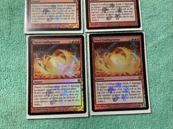 MTG X4 Fated Conflagration Born of the Gods Promos FOIL CARD NEW NM MINT - Image 4
