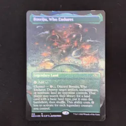 MTG Kamigawa Neon Dynasty Boseiju Who Endures Borderless Foil - Image 1