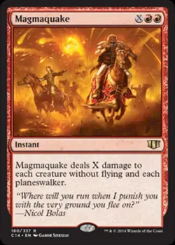 Magmaquake - Medium Play MTG Commander 2014 Edition - Image 1