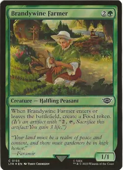 Brandywine Farmer 155 Common MTG Lord of the Rings Middle Earth NM/MT - Image 1