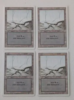 MTG 4 x Revised (3rd Edition ) SWAMP (B) SP - Image 1