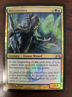 Biovisionary LP FOIL Gatecrash MTG FREE SHIPPING - Image 1