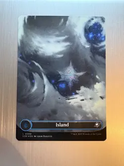 Island - 368 - MTG: Edge of Eternities - Borderless - GALAXY FOIL - Image 1