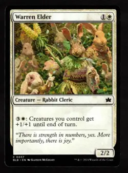 4x Warren Elder-Magic the Gathering-MTG-Bloomburrow-Near Mint-4x - Image 1