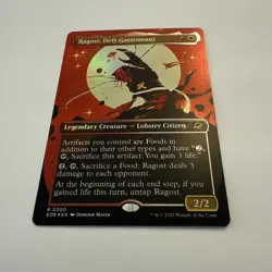 Ragost, Deft Gastronaut FOIL Borderless 300 Edge of Eternities EOE MTG Unplayed - Image 4
