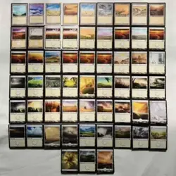Mtg Japanese Product Version Of Basic Terrain Complete Land 4Th Edition Limited - Image 1