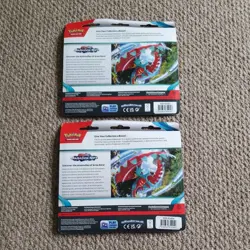 Pokemon TCG Paradox Rift Booster Triple Blister Pack x 2 Arctibax Cetitan Promo - Image 2