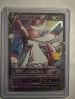 Dark Sylveon V SWSH134 Celebrations Ultra Rare Holo Promo Pokemon Card - Image 1
