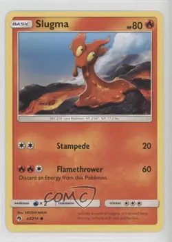 Slugma Pokemon Sun & Moon Lost Thunder #43 - Image 1