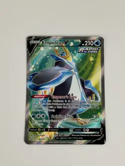 Pokemon Card Empoleon V 145/163 Battle Styles Holo Full Art NM - Image 1