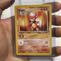Magby 23/111 Non-Holo Rare Neo Genesis Pokemon Card NM/MT Vintage Nintendo WOTC - Image 2