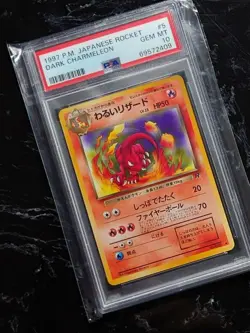 PSA 10 Dark Charmeleon 1997 Team Rocket #5 Old Back Holo Japanese Pokemon Card - Image 3