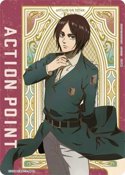 Union Arena EX10BT/AOT-2-AP01 action point card Eren Yeager AP Japanese - Image 1