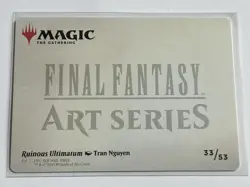 Ruinous Ultimatum 33 Art Series MTG Final Fantasy 2025 Mint - 9.0 + Non Foil - Image 3