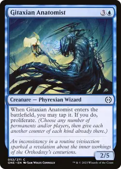 🧙Gitaxian Anatomist C 052/271 FOIL ONE Phyrexia All Will Be One MTG - Image 1