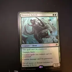 MtG EOE Frenzied Baloth #183 FOIL - Image 1