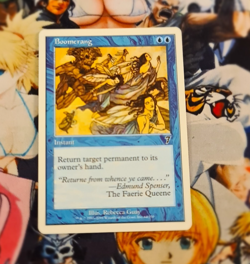 MTG Boomerang 7th Seventh Edition Nm Magic the Gathering OG Card Karte 2001 - Image 1