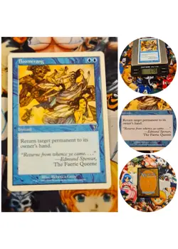 MTG Boomerang 7th Seventh Edition Nm Magic the Gathering OG Card Karte 2001 - Image 5