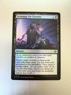 Scrounge For Eternity - 114 - MTG: Edge of Eternities - Uncommon - FOIL - Image 1