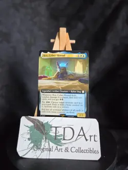 REX, CYBER-HOUND ~ NM ~ MTG Magic- 0427 PIP Fallout EXTENDED ART - Image 1