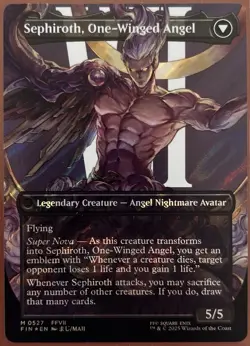 Sephiroth Fabled SOLDIER Surge Foil Borderless NM/M Ungraded Final Fantasy MTG - Image 2