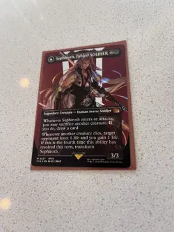 Sephiroth Fabled SOLDIER Surge Foil Borderless NM/M Ungraded Final Fantasy MTG - Image 4
