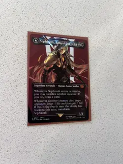 Sephiroth Fabled SOLDIER Surge Foil Borderless NM/M Ungraded Final Fantasy MTG - Image 5