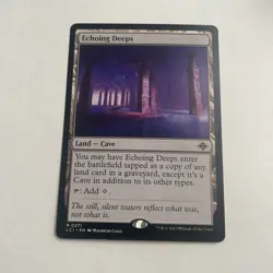 MTG LCI: Echoing Deeps (Land Cave) Regular Rare 0271 - Image 1