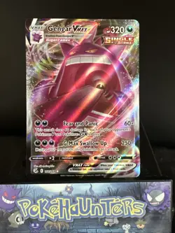 Pokemon Card Gengar VMAX 157/264 Fusion Strike Full Art Rare Near Mint - Image 1