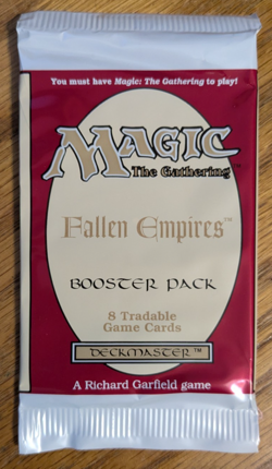 MTG - Fallen Empires Booster Pack - Magic the Gathering Factory Sealed 1994 - Image 1