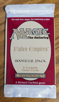 MTG - Fallen Empires Booster Pack - Magic the Gathering Factory Sealed 1994 - Image 1