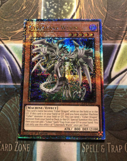 *** CYBERDARK WURM *** QUARTER CENTURY SECRET RARE ALIN-EN027 YUGIOH! - Image 1