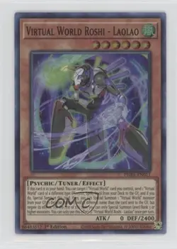 SR - Virtual World Roshi - Laolao 1st Ed. YuGiOh Phantom Rage #PHRA-EN011 - Image 1