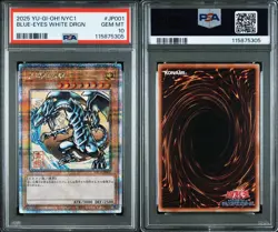 YuGiOh Blue Eyes White Dragon PSA10 Ukiyo e Japan Post Promo Collector Card - Image 3