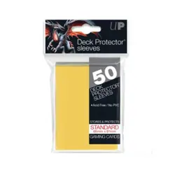 Ultra Pro Card Sleeves Standard Solid Yellow (50) New - Image 1