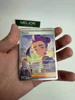 Pokemon TCG Prismatic Evolutions Kieran 174/131 Special Illustration Rare Card - Image 1