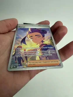 Pokemon TCG Prismatic Evolutions Kieran 174/131 Special Illustration Rare Card - Image 3